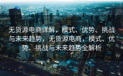 无货源电商详解，模式、优势、挑战与未来趋势，无货源电商，模式、优势、挑战与未来趋势全解析