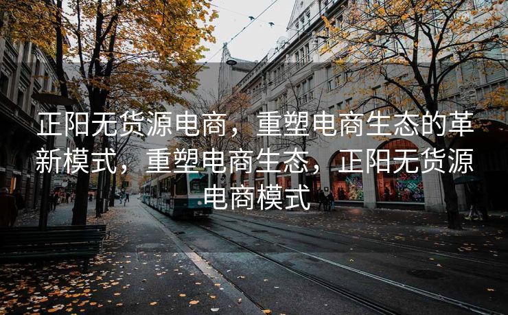 正阳无货源电商，重塑电商生态的革新模式，重塑电商生态，正阳无货源电商模式