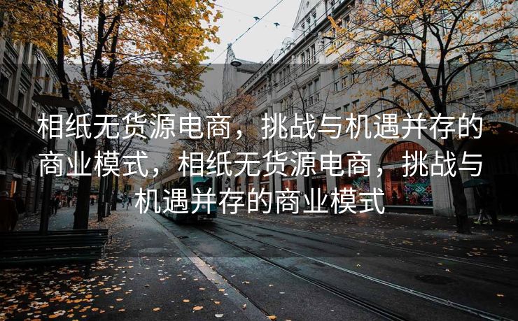 相纸无货源电商，挑战与机遇并存的商业模式，相纸无货源电商，挑战与机遇并存的商业模式