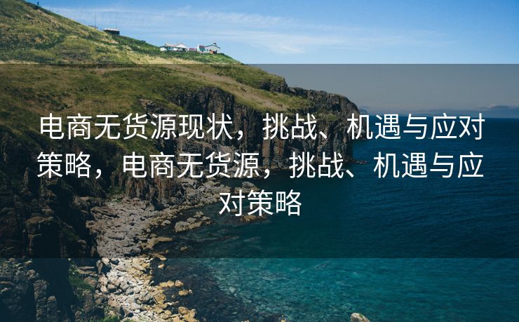 电商无货源现状，挑战、机遇与应对策略，电商无货源，挑战、机遇与应对策略