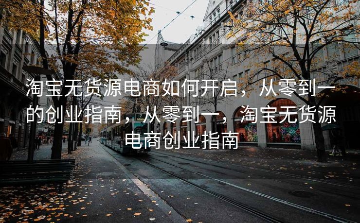 淘宝无货源电商如何开启，从零到一的创业指南，从零到一，淘宝无货源电商创业指南