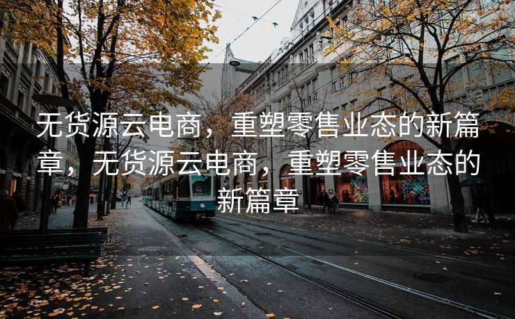 无货源云电商，重塑零售业态的新篇章，无货源云电商，重塑零售业态的新篇章