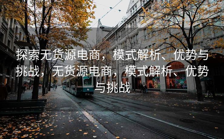 探索无货源电商，模式解析、优势与挑战，无货源电商，模式解析、优势与挑战