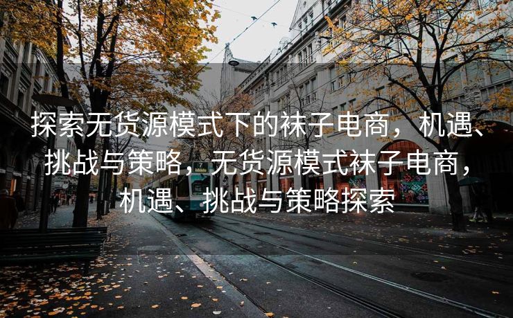 探索无货源模式下的袜子电商，机遇、挑战与策略，无货源模式袜子电商，机遇、挑战与策略探索