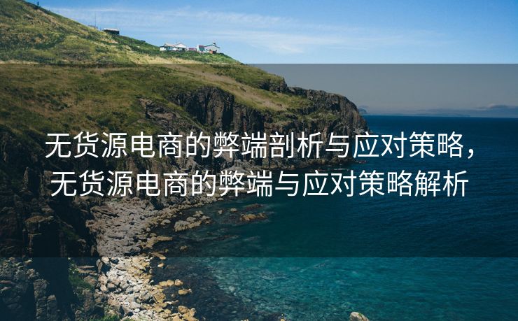无货源电商的弊端剖析与应对策略，无货源电商的弊端与应对策略解析