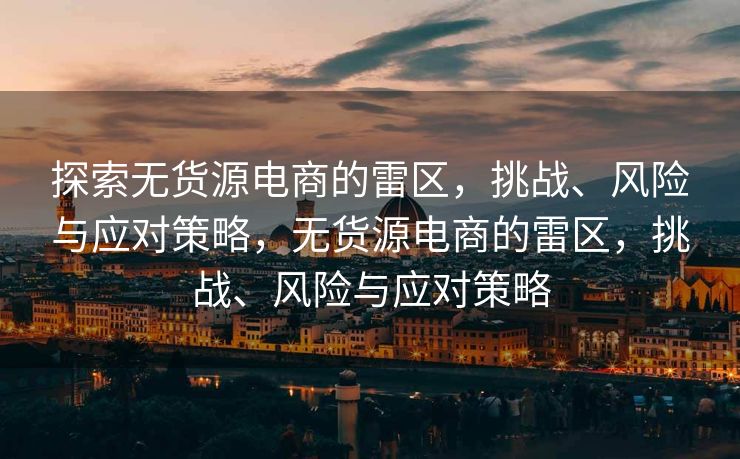 探索无货源电商的雷区，挑战、风险与应对策略，无货源电商的雷区，挑战、风险与应对策略