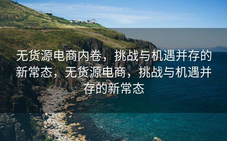 无货源电商内卷，挑战与机遇并存的新常态，无货源电商，挑战与机遇并存的新常态