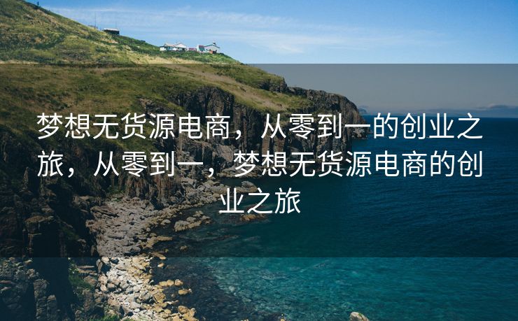梦想无货源电商，从零到一的创业之旅，从零到一，梦想无货源电商的创业之旅