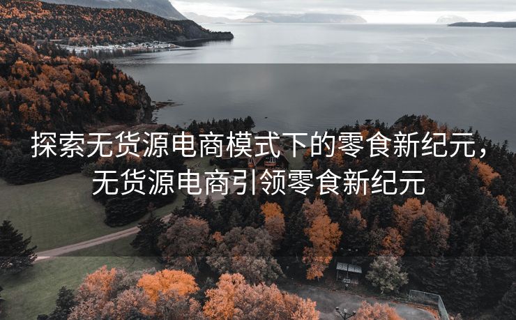 探索无货源电商模式下的零食新纪元，无货源电商引领零食新纪元